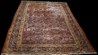 Lot 1225 - A Ziegler Mahal carpet, circa 1900, with green...