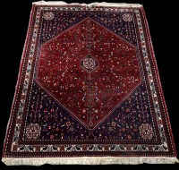 Lot 1233 - An Abadeh rug, decorated with small...