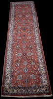 Lot 1248 - A Nahavand runner, with floral scrolling...