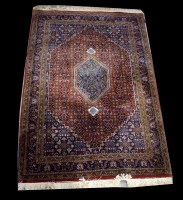 Lot 1251 - A Bidaar rug, with central octagonal medallion...