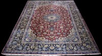 Lot 1259 - An Isfahan carpet, the central rosette...