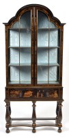 Lot 1366 - A gold painted and ebonised chinoiserie...