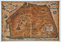 Lot 102 - Hernricus Hondius (Dutch 1573-1650) ''A map of...