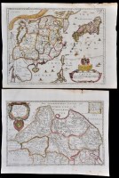 Lot 119 - Richard Blome (1635-1705) ''A mapp of ye...