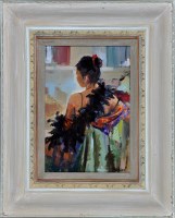 Lot 263 - Anna Redwood (20th Century) ''The Feather Boa''...