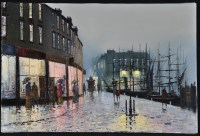 Lot 269 - Barry Hilton (Contemporary) Dockside shops at...