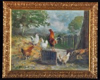 Lot 300 - John Falconar Slater (1857-1937) Poultry in a...