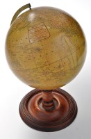 Lot 384 - Malby's terestrial globe, 1890, on turned...