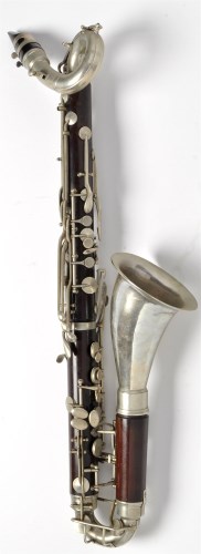 Lot 395 - A Belgian bass clarinet, by E.J. Albert,...