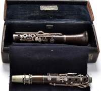 Lot 397 - A Boosey & Hawkes E-flat clarinet with white...