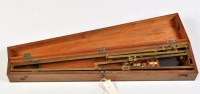 Lot 404 - A 19th Century lacquered brass pantograph, by...