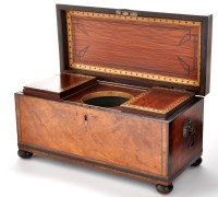 Lot 410 - An early 19th Century inlaid mahogany tea...