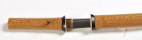 Lot 440 - A Japanese tanto, fitted a shortened katana...