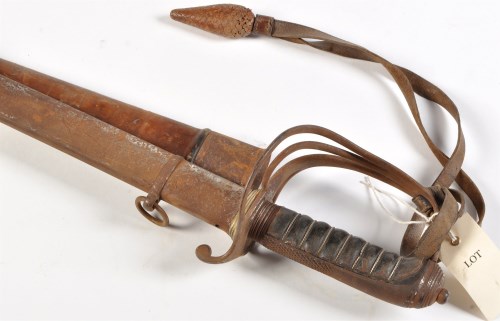 Lot 455 - A British Artillery officer's sword,...