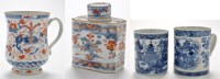 Lot 685 - Chinese 'Imari' baluster mug, with precious...