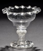 Lot 798 - A sweetmeat glass, the double ogee bowl...