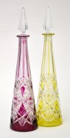 Lot 827 - Two Baccarat ''Tsar'' crystal decanters, 16...