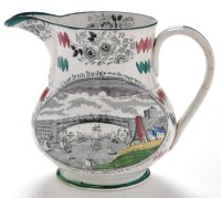 Lot 854 - A 19th Century Sunderland jug by Moore & Co.,...