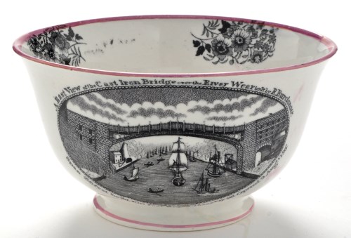 Lot 857 - A 19th Century Sunderland lustre bowl, by...