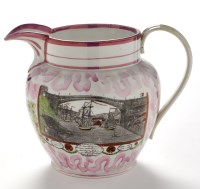 Lot 864 - A 19th Century Sunderland lustre jug, by A....