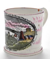 Lot 870 - A 19th Century Sunderland lustre mug,...