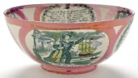 Lot 875 - A 19th Century Sunderland lustre bowl, by...