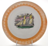Lot 879 - A 19th Century Sunderland lustre bowl, by...