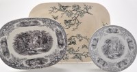 Lot 886 - A 19th Century ashette and plate, by Scott,...