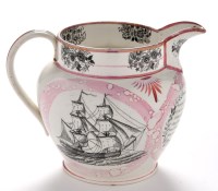 Lot 900 - A 19th Century Sunderland lustre jug, by Moore...