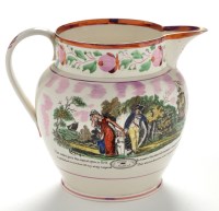 Lot 902 - A 19th Century Sunderland lustre jug, by Scott...