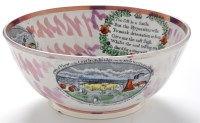 Lot 909 - A 19th Century Sunderland lustre bowl, by...