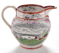 Lot 910 - A 19th Century Sunderland lustre jug, by Scott...