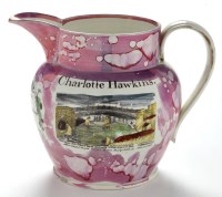 Lot 915 - A 19th Century Sunderland lustre jug,...