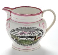 Lot 916 - A 19th Century Sunderland lustre jug,...