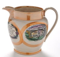 Lot 918 - A 19th Century Sunderland lustre jug,...