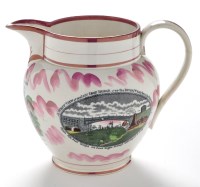Lot 919 - A 19th Century Sunderland lustre jug,...