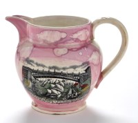 Lot 923 - A 19th Century Sunderland lustre jug,...