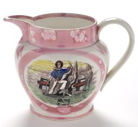 Lot 931 - A 19th Century Sunderland lustre jug,...