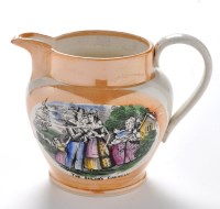 Lot 938 - A 19th Century Sunderland lustre jug, possibly...