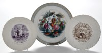 Lot 947 - Three 19th Century plates, by Moore & Co., to...