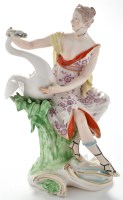 Lot 978 - *Large Derby figure of 'Leda and the Swan',...