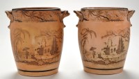 Lot 982 - *Pair of Davenport terracotta wine coolers, of...