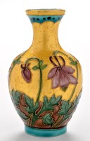 Lot 1011 - Clement Massier, Golfe Juan Majolica columbine...