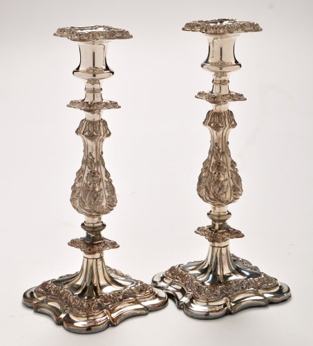 Lot 1025 - A pair of EP mid 19th Century Old Sheffield...