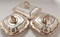 Lot 1028 - A pair of mid 19th Century Old Sheffield plate...