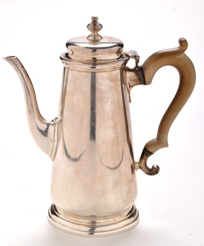 Lot 1045 - An Elizabeth II coffee pot, by Garrard & Co....