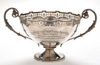 Lot 1100 - A George V two handled cup, by Reid and Sons,...