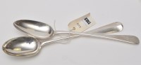 Lot 1103 - A Victorian gravy spoon, by Reid & Sons,...