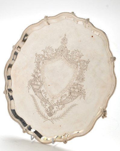 Lot 1114 - A Victorian salver, by Fenton Bros. (Frank and...