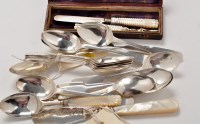 Lot 1128 - Six Victorian teaspoons, by Thomas Sewell,...